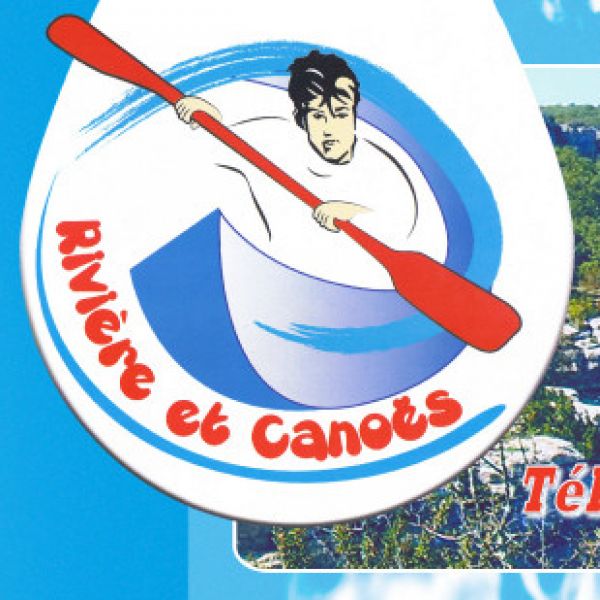 Rivière et canoës